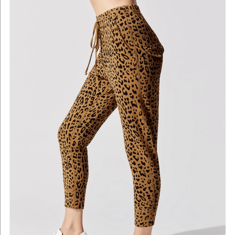 Leopard print pants